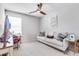 Cozy bedroom with a sofa and large TV at 240 Godwit Dr, Summerville, SC 29486