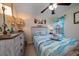 Charming bedroom with a queen-size bed and coastal decor at 3001 Parkwest Boulevard, Mount Pleasant, SC 29466