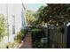 Brick pathway beside the house, leading to backyard at 3001 Parkwest Boulevard, Mount Pleasant, SC 29466
