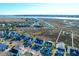Aerial view of a waterfront home, private dock and marsh access at 363 Clayton Dr, Charleston, SC 29414