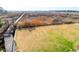 View of backyard with wooden walkway and marsh at 363 Clayton Dr, Charleston, SC 29414