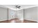 Bedroom with hardwood floors, ceiling fan, and window at 363 Clayton Dr, Charleston, SC 29414
