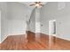 Hardwood floor living room with high ceilings and access to other rooms at 363 Clayton Dr, Charleston, SC 29414