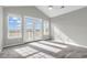 Spacious main bedroom with carpet, vaulted ceilings and deck access at 363 Clayton Dr, Charleston, SC 29414