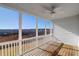 Spacious screened porch with wooden floors and marsh views at 363 Clayton Dr, Charleston, SC 29414
