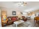 Open concept living room with a view of the kitchen at 420 E Erie Ave, Folly Beach, SC 29439