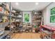 Walk-in pantry with ample shelving for storage at 420 E Erie Ave, Folly Beach, SC 29439
