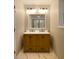 Bathroom with double vanity and updated fixtures at 488 Society Rd, McClellanville, SC 29458