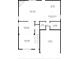 One-story house floor plan, including living room, kitchen, and garage at 611 Resinwood Rd, Moncks Corner, SC 29461