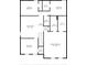 Detailed floor plan showcasing layout of bedrooms, bathrooms, sitting room, and walk-in closets at 611 Resinwood Rd, Moncks Corner, SC 29461