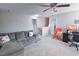 Spacious loft area with seating and a workspace at 611 Resinwood Rd, Moncks Corner, SC 29461