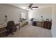 Home office space featuring a desk, chair, and printer at 611 Resinwood Rd, Moncks Corner, SC 29461