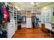 Large walk-in closet with ample shelving and hanging space at 6124 Rudder Ln, Awendaw, SC 29429