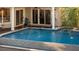 Inviting pool with water features, perfect for relaxation at 6124 Rudder Ln, Awendaw, SC 29429