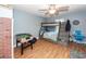 bedroom with bunk beds and foosball table at 1081 Saint Thomas Island Dr, Charleston, SC 29492