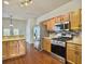 Kitchen with stainless steel appliances and granite countertops at 173 Hainsworth Dr, North Charleston, SC 29418