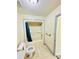 Simple bathroom with a shower/tub combo and toilet at 1966 Suzanne St, Johns Island, SC 29455