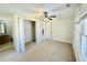 Bright bedroom with ample closet space and ceiling fan at 1966 Suzanne St, Johns Island, SC 29455