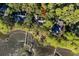 Aerial view showcasing home's waterfront location and private dock at 2942 Seabrook Island Rd, Seabrook Island, SC 29455