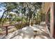 Deck overlooks peaceful water views and lush greenery at 2942 Seabrook Island Rd, Seabrook Island, SC 29455