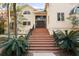 Brick stairs leading to the double front doors at 2942 Seabrook Island Rd, Seabrook Island, SC 29455
