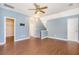 Bright bedroom with wood floors and walk-in closet at 307 Pimpernel St, Summerville, SC 29483
