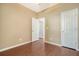 Spacious bedroom with wood floors and two closets at 307 Pimpernel St, Summerville, SC 29483