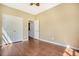 Spacious bedroom with wood floors and access to laundry at 307 Pimpernel St, Summerville, SC 29483