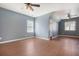 Large bedroom with wood floors and two ceiling fans at 307 Pimpernel St, Summerville, SC 29483