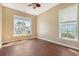 Charming bedroom with wood floors and backyard view at 307 Pimpernel St, Summerville, SC 29483