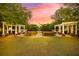 Scenic community park with gazebos and manicured lawns at sunset at 307 Pimpernel St, Summerville, SC 29483