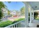 View from the front porch, showing the neighborhood street and houses at 307 Pimpernel St, Summerville, SC 29483