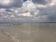 Shoreline with birds flying over calm waters under cloudy skies at 3701 Dock Site Rd # 205, Edisto Beach, SC 29438