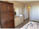 Bedroom with large closet and dresser at 3701 Dock Site Rd # 205, Edisto Beach, SC 29438