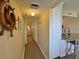 Hallway with access to bedroom and kitchen at 3701 Dock Site Rd # 205, Edisto Beach, SC 29438