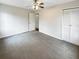 Well-lit bedroom with ceiling fan and ample closet space at 105 Gambels Ln, Summerville, SC 29485