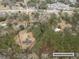 Aerial view showing home location and lot boundaries at 139 Yellowstone Ln, Ridgeville, SC 29472