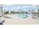 Community pool with water features and lounge chairs at 1617 Bowsprit Ct, Mount Pleasant, SC 29466