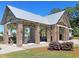 Brick pavilion with metal roof near the community pool at 1617 Bowsprit Ct, Mount Pleasant, SC 29466
