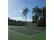 Well-maintained tennis courts with surrounding trees at 1617 Bowsprit Ct, Mount Pleasant, SC 29466