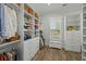 Large walk-in closet with ample shelving and drawers at 1843 Bolden Dr, Mount Pleasant, SC 29466