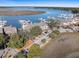 Waterfront homes near a marina at 1915 Marsh Oak Ln, Seabrook Island, SC 29455
