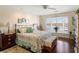 Main bedroom with water views and a relaxing atmosphere at 1915 Marsh Oak Ln, Seabrook Island, SC 29455