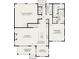 First floor plan showcasing kitchen, Gathering room, primary suite, and two-car garage at 2038 Ironstone Aly # 17, Charleston, SC 29407