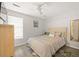 Cozy bedroom with a queen-size bed and coastal decor at 2262 Folly Rd # 2-K, Charleston, SC 29412