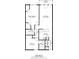 Two-bedroom floor plan with balcony and baths at 2262 Folly Rd # 2-K, Charleston, SC 29412
