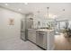 Open concept kitchen with stainless steel appliances at 2262 Folly Rd # 2-K, Charleston, SC 29412