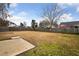 Large backyard with fenced perimeter and a patio at 232 Mallory Dr, Charleston, SC 29414