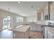 Island kitchen with granite countertops and stainless steel appliances at 238 Wathen Dr, Goose Creek, SC 29445