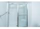 Bathroom with shower, toilet and glass sliding door at 275 Jackson St, Goose Creek, SC 29445